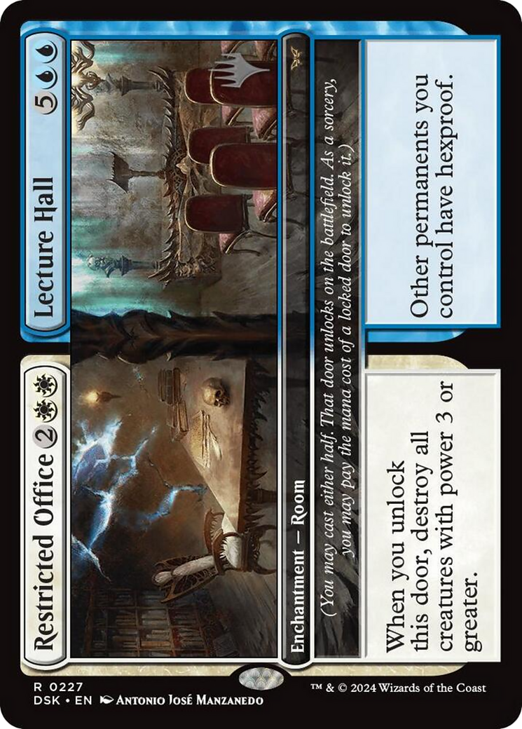 Restricted Office // Lecture Hall (PPDSK-227) - Duskmourn: House of Horror Promos Foil (Promo Pack)