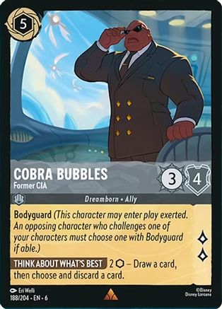(188/204) Cobra Bubbles - Former CIA - Azurite Sea Normal