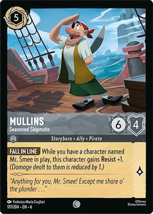 (177/204) Mullins - Seasoned Shipmate - Azurite Sea Normal