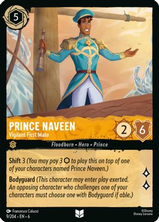 (009/204) Prince Naveen - Vigilant First Mate - Azurite Sea Normal