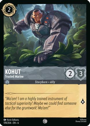 (178/204) Kohut - Trusted Marine - Azurite Sea Cold Foil