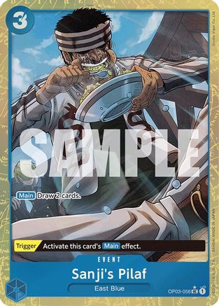 (OP03-056) Sanji's Pilaf (Alternate Art) - Premium Booster -The Best- Foil