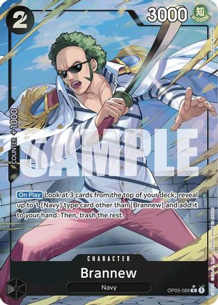 (OP03-089) Brannew (Alternate Art) - Premium Booster -The Best- Foil