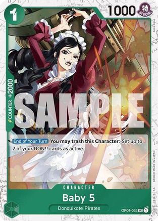 (OP04-032) Baby 5 (OP04-032) (Jolly Roger Foil) - Premium Booster -The Best- Foil