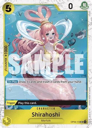 (OP03-116) Shirahoshi (OP03-116) (Jolly Roger Foil) - Premium Booster -The Best- Foil
