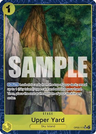 (OP05-117) Upper Yard (Alternate Art) - Premium Booster -The Best- Foil