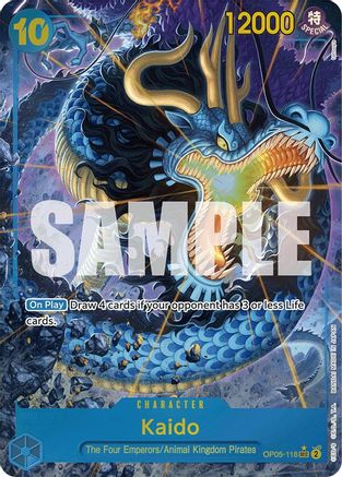 (OP05-118) Kaido (OP05-118) (Alternate Art) - Premium Booster -The Best- Foil