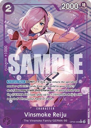 (OP06-068) Vinsmoke Reiju (OP06-068) (Full Art) - Premium Booster -The Best- Foil