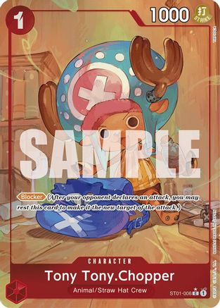 (ST01-006) Tony Tony.Chopper (ST01-006) (Alternate Art) - Premium Booster -The Best- Foil