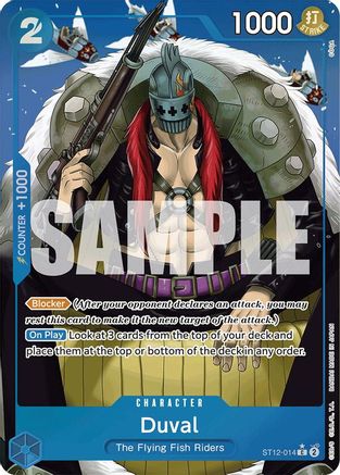 (ST12-014) Duval (Full Art) - Premium Booster -The Best- Foil