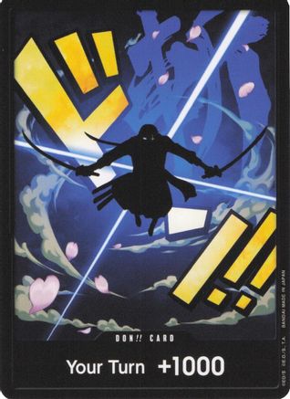 DON!! Card (Zoro) - Premium Booster -The Best- Normal