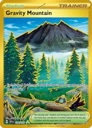 Gravity Mountain (250/191) - SV08 Surging Sparks Holofoil - Hyper Rare