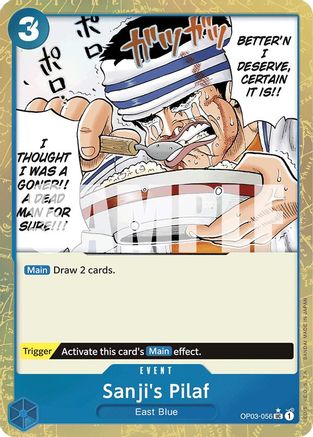 (OP03-056) Sanji's Pilaf (Textured Foil) - Premium Booster -The Best- Foil