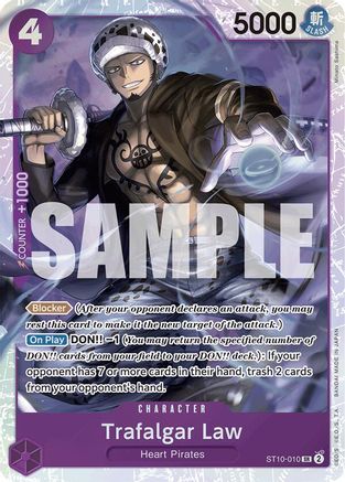 (ST10-010) Trafalgar Law (Reprint) - Premium Booster -The Best- - Foil