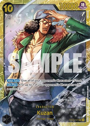 (OP02-121) Kuzan (Reprint) - Premium Booster -The Best- - Foil