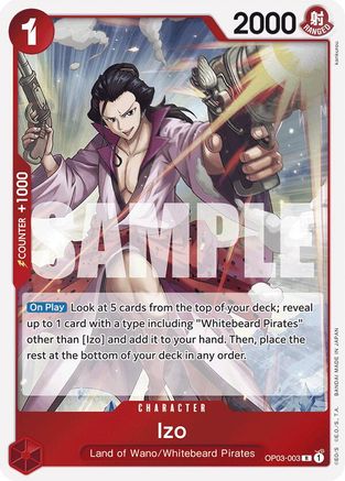 (OP03-003) Izo (Reprint) - Premium Booster -The Best- - Foil