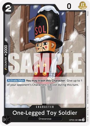 (OP05-081) One-Legged Toy Soldier (Reprint) - Premium Booster -The Best- - Normal