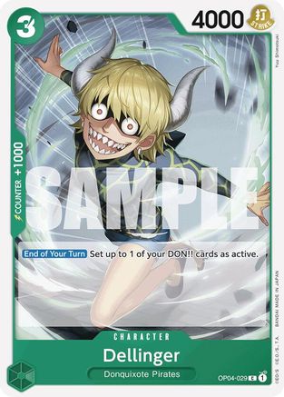 (OP04-029) Dellinger (Reprint) - Premium Booster -The Best- - Normal