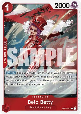 (OP05-015) Belo Betty (Reprint) - Premium Booster -The Best- - Foil