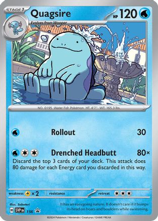Quagsire (156) - SV Scarlet & Violet Promo Cards Holofoil - Promo