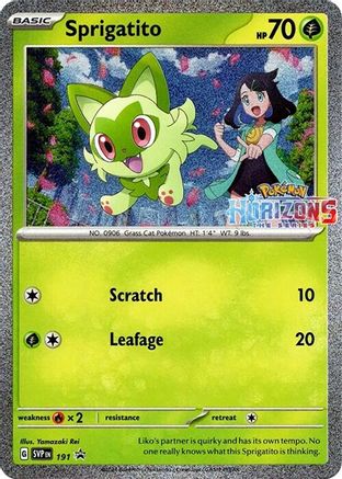 Sprigatito 191 - SV Scarlet & Violet Promo Cards Holofoil - Promo