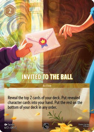 (006) Invited to the Ball - Disney Lorcana Promo Cards Holofoil