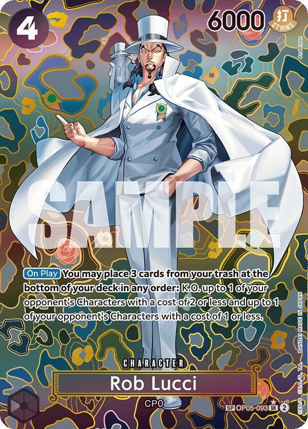 (OP05-093) Rob Lucci (SP) - Emperors in the New World Foil