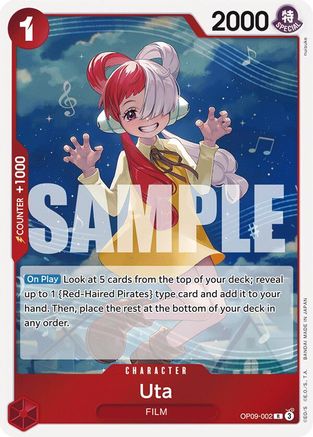 (OP09-002) Uta - Emperors in the New World Foil
