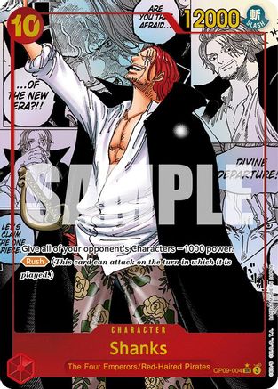 (OP09-004) Shanks (004) (Manga) - Emperors in the New World Foil