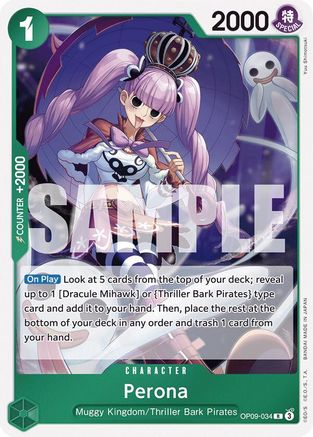 (OP09-034) Perona - Emperors in the New World Foil