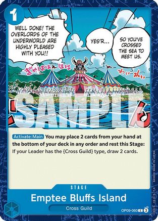 (OP09-060) Emptee Bluffs Island - Emperors in the New World Normal
