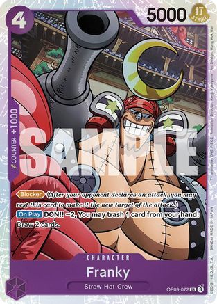 (OP09-072) Franky - Emperors in the New World Foil