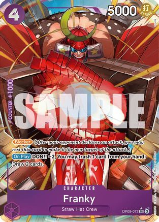 (OP09-072) Franky (Parallel) - Emperors in the New World Foil