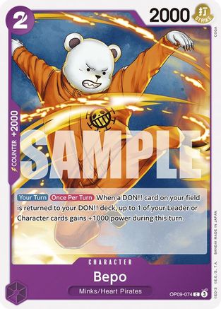 (OP09-074) Bepo - Emperors in the New World Normal