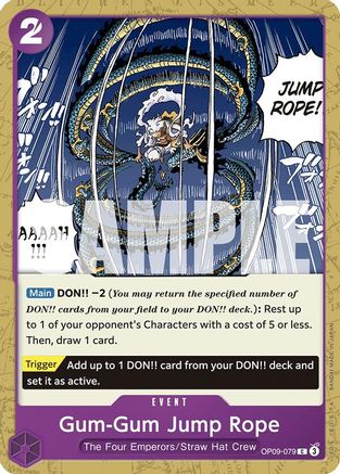 (OP09-079) Gum-Gum Jump Rope - Emperors in the New World Normal