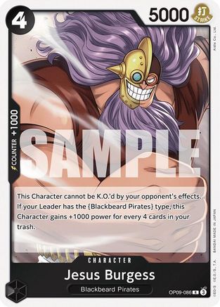 (OP09-086) Jesus Burgess - Emperors in the New World Foil