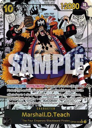 (OP09-093) Marshall.D.Teach (093) (Manga) - Emperors in the New World Foil