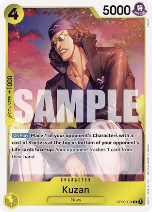 (OP09-101) Kuzan - Emperors in the New World Foil