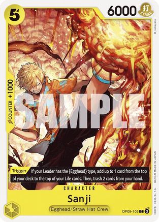 (OP09-105) Sanji (105) - Emperors in the New World Normal