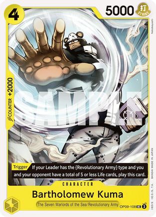 (OP09-108) Bartholomew Kuma - Emperors in the New World Normal