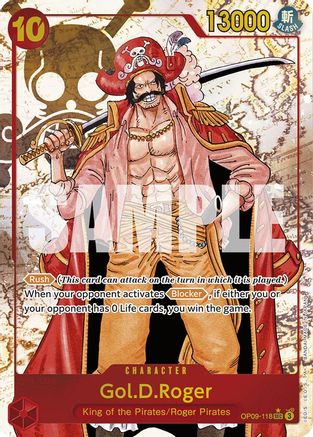 (OP09-118) Gol.D.Roger (Alternate Art) - Emperors in the New World Foil
