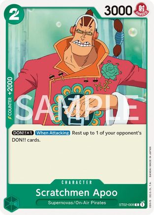 (ST02-008) Scratchmen Apoo - Revision Pack Cards - Normal