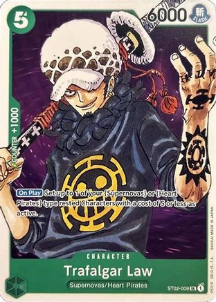 (ST02-009) Trafalgar Law - Revision Pack Cards - Foil