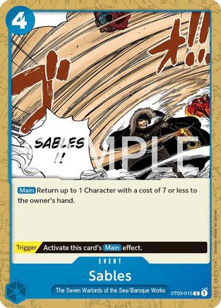 (ST03-015) Sables - Revision Pack Cards - Normal