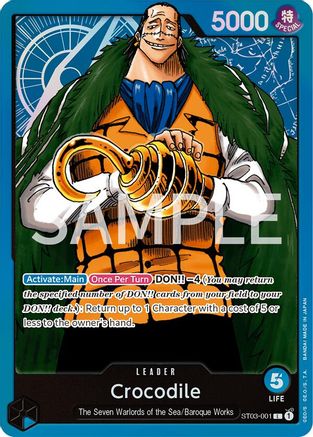 (ST03-001) Crocodile (001) - Revision Pack Cards - Foil