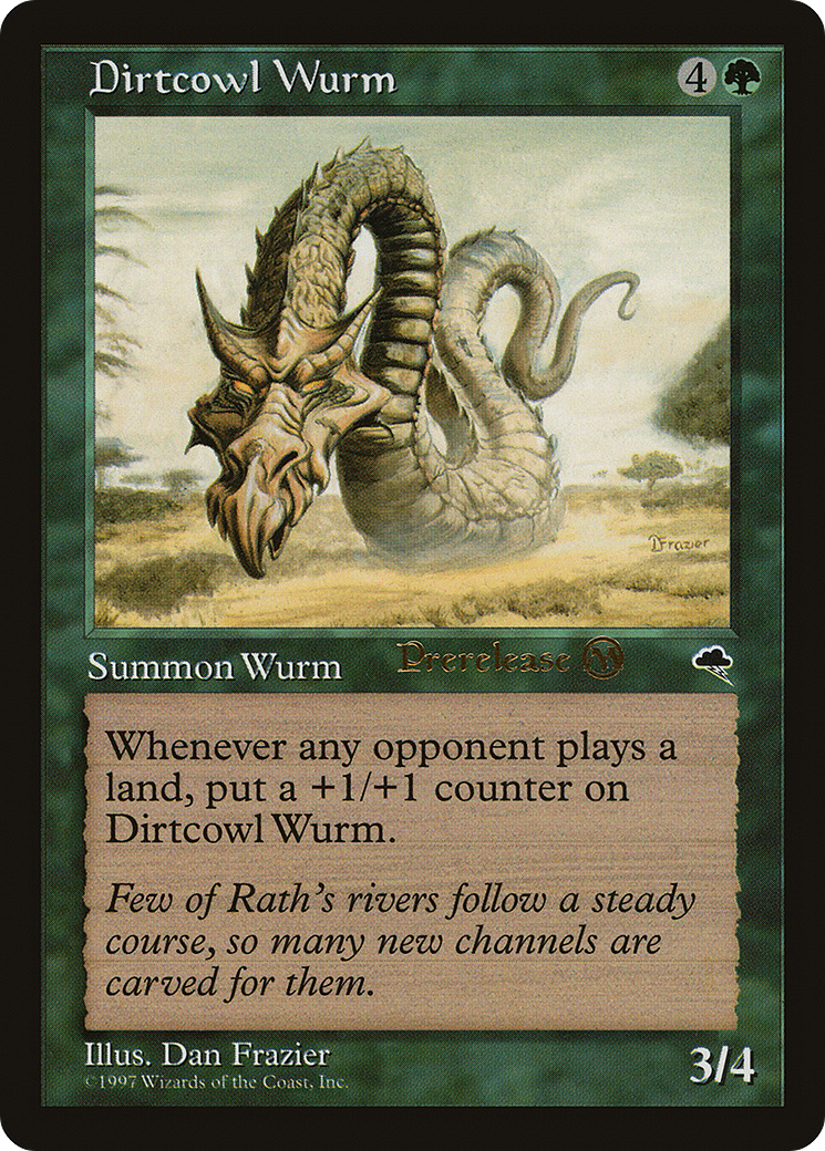 Dirtcowl Wurm (PRE-221) - Tempest Promos (Prerelease)