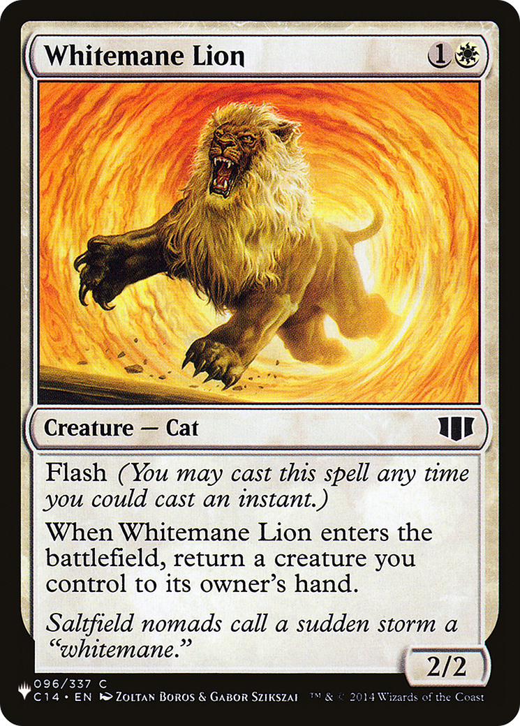Whitemane Lion (LIST-C14-96) - The List