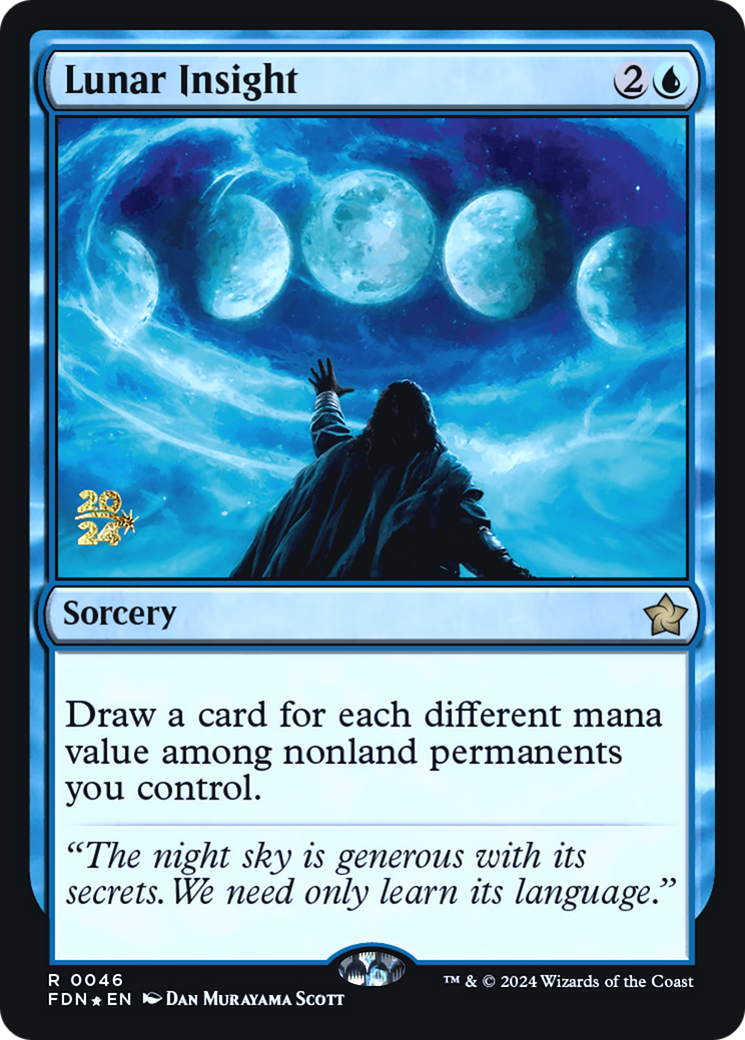 Lunar Insight (PRE-046) - Foundations Promos (Prerelease) Foil