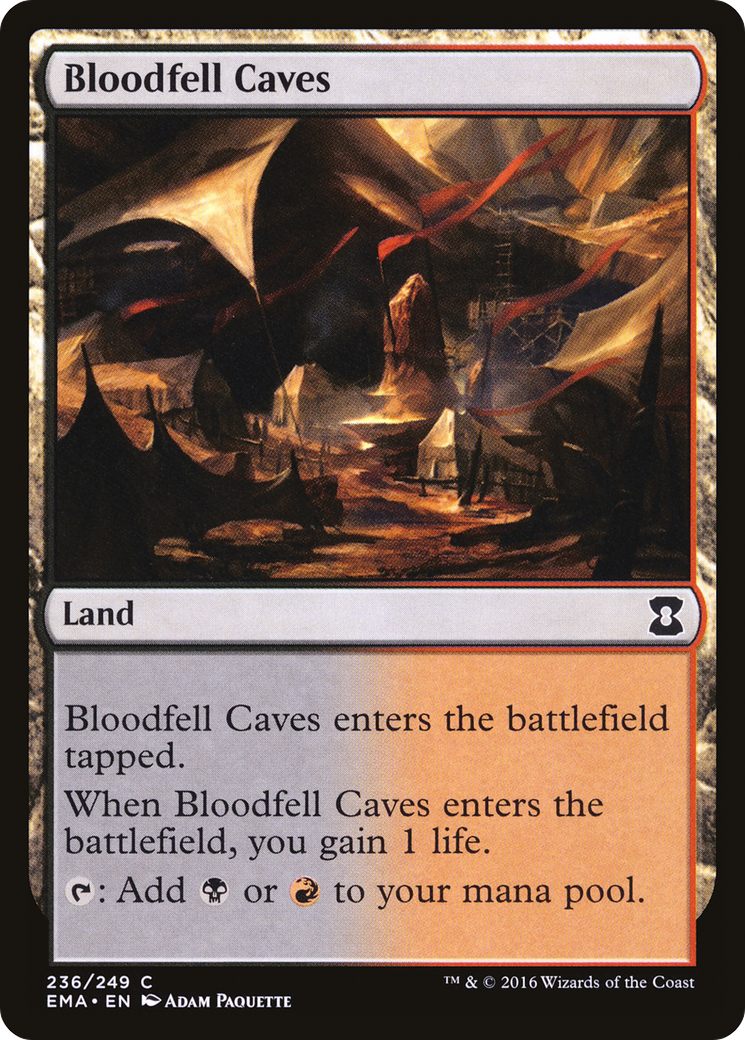 Bloodfell Caves (EMA-236) - Eternal Masters Foil