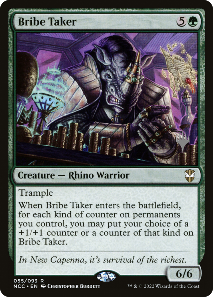 Bribe Taker (PPSNC-055) - New Capenna Commander Promos (Promo Pack) Foil